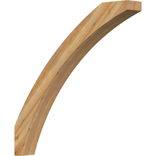 Ekena Millwork 6"W x 44"D x 44"H Thorton Rough Sawn Knee Brace, Western Red Cedar BRC06X44X44THR00RWR - main